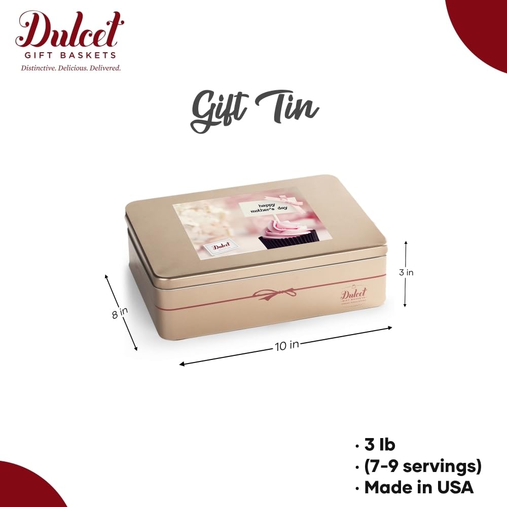 Gift Baskets, Gourmet Mother’s Day Food Gifts for Women, Mom, Mother-in-Law, Daughter, Sister, Wife, Friend, Co-worker, and Her, By Dulcet Gift Baskets