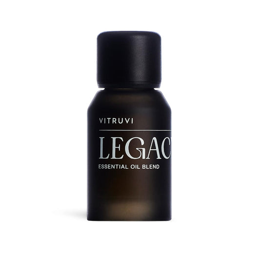 Vitruvi Legacy Woodsy Essential Oil Blend with Rose, Bergamot, Frankincense, Cedarwood