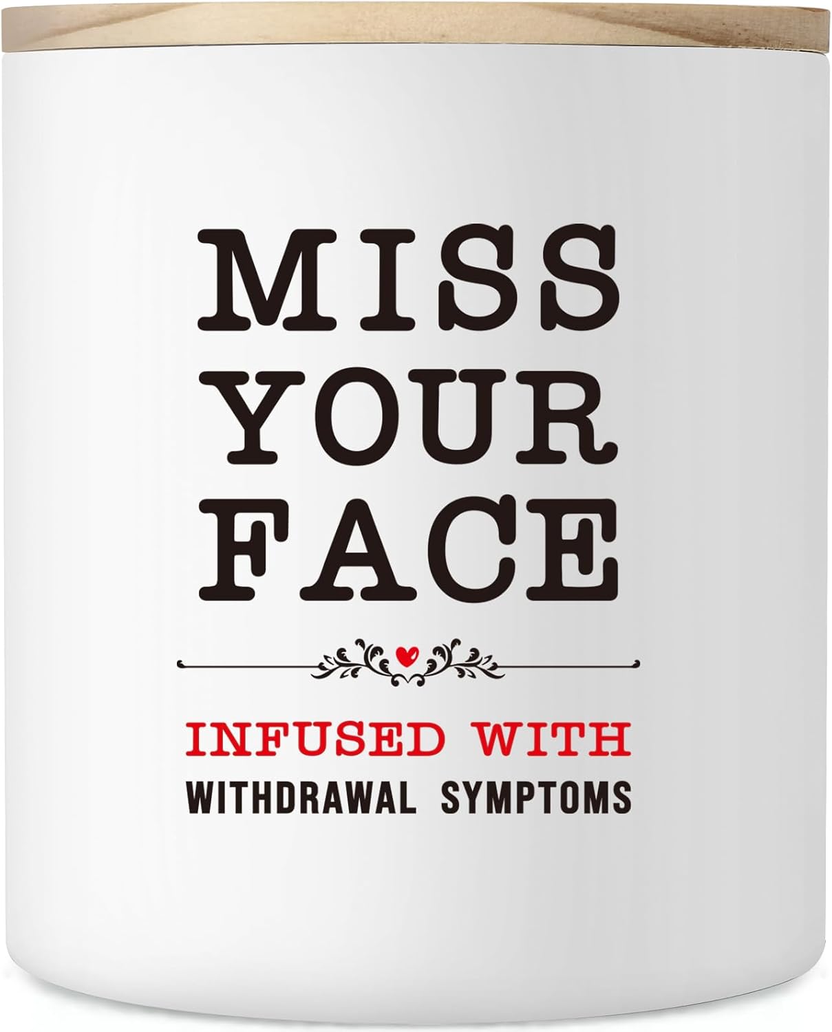 Gifts for Best Friend Bestie, 10oz Friendship Candle Gifts for Women Friends, Mother's Day for Mom, Birthday Gift for Her Him Sister Mom, Miss Your Face Scented Soy Candle