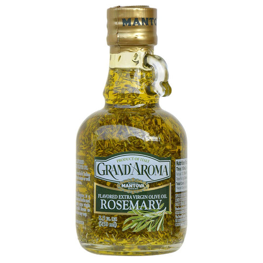 Mantova Grand’Aroma Flavored Extra Virgin Olive Oil, Rosemary, 8.48 Ounce