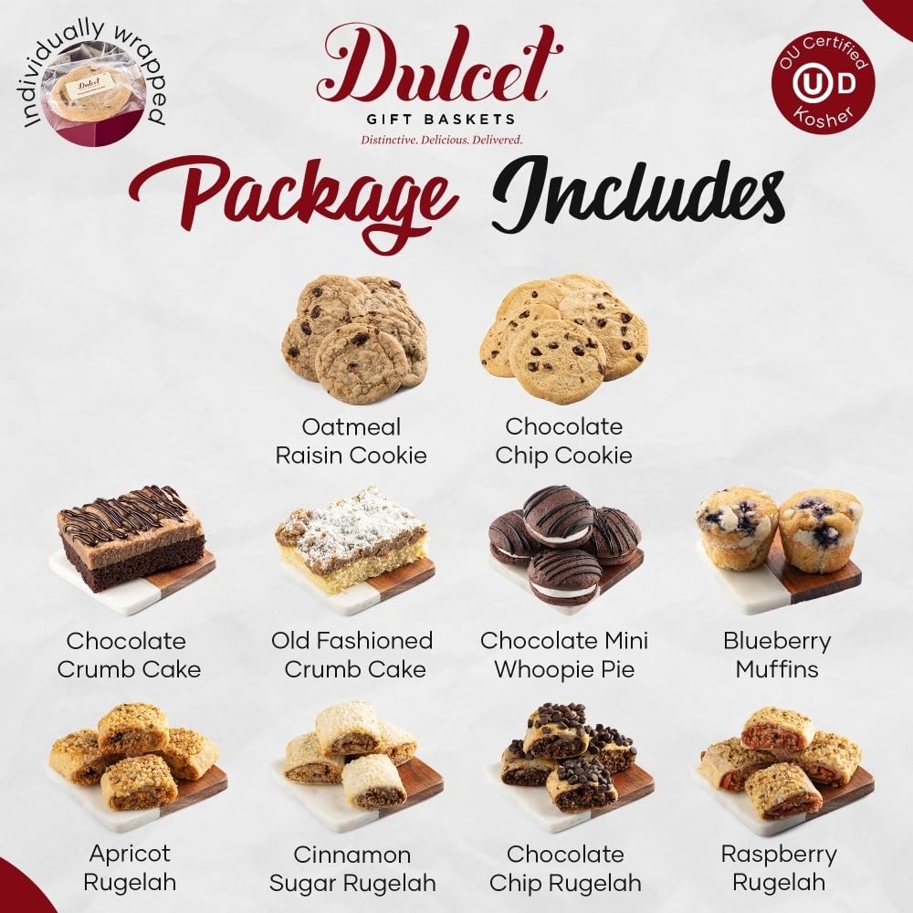 Gift Baskets, Gourmet Mother’s Day Food Gifts for Women, Mom, Mother-in-Law, Daughter, Sister, Wife, Friend, Co-worker, and Her, By Dulcet Gift Baskets