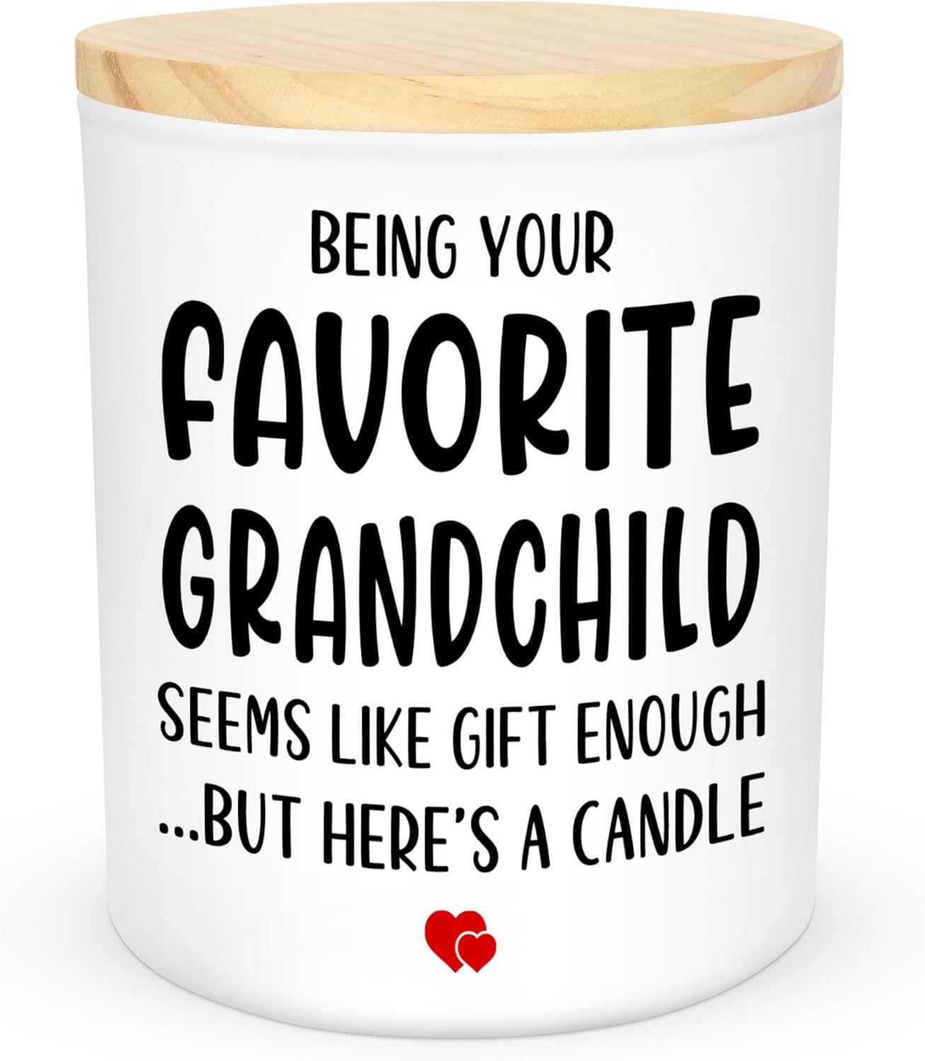 TEEZWONDER Grandma Gifts from Granddaughter Grandson Grandkids – Scented Candle Vanilla Lavender 10oz – Christmas Birthday Gifts for Grandmas Grandpa Papa Grammy Mimi Nini Nana
