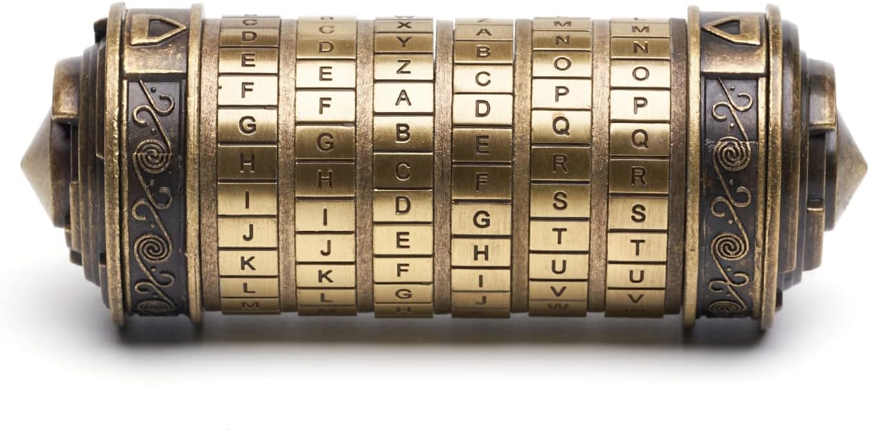 Cryptex Da Vinci Code Money Puzzle Box for Cash Gift Puzzle Boxes with Hidden Compartments Valentine's Day Gift for Boy Birthday Gifts for Her Gifts for Girlfriend Gifts for Men Gift for Mom