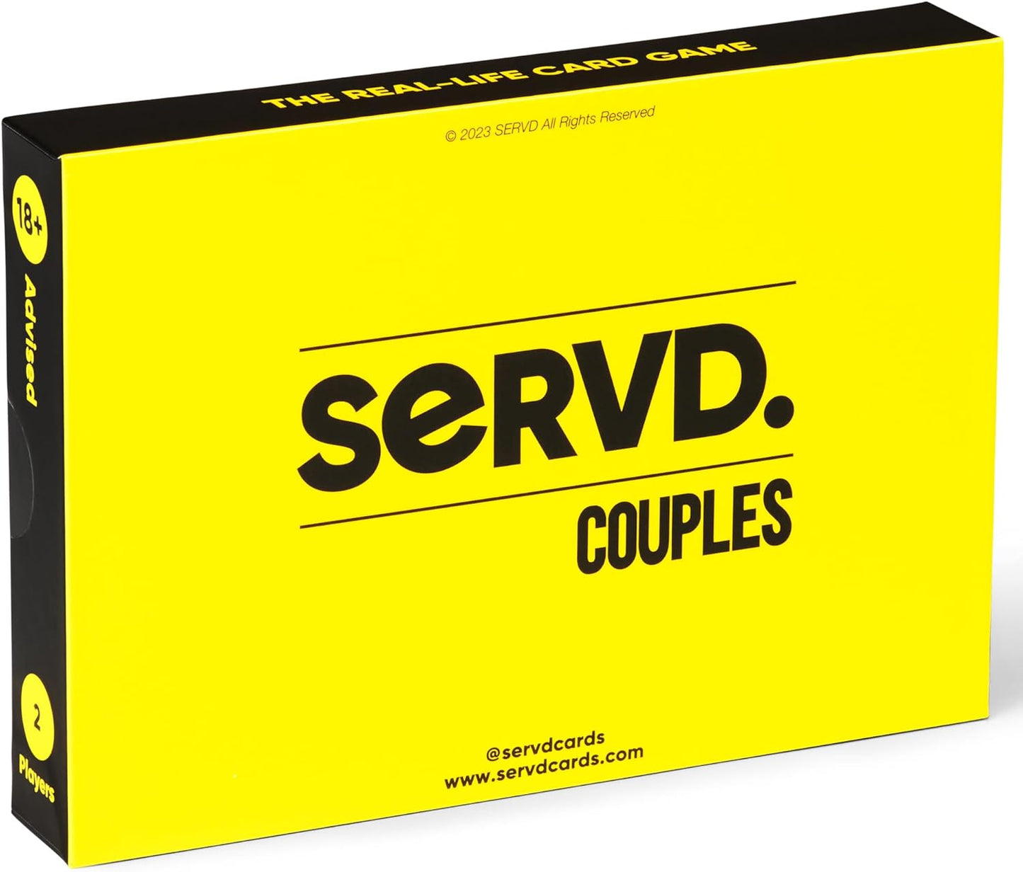 SERVD - Couples - The Hilarious Real-Life Couples Card Game | Funny Gift for Anniversary, Valentine's Day, Christmas, Date Nights & More | Unique Strategy Game