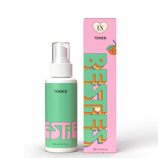 InstaNatural BESTIES Gentle Teen Spray Face Toner | with Vitamin C, Hyaluronic Acid, Niacinamide for Hydration, Smoothness, Even Skintone | Simple Skincare for Healthy Skin (for All Skin Types)