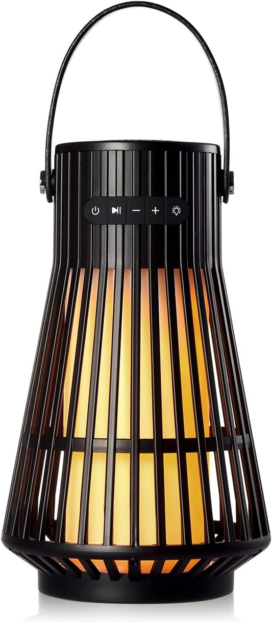 Gifts for Men Him, Outdoor Bluetooth Speaker, Gifts for Him Men who Want Nothing, Wireless Speaker Waterproof with Torch Light BT5.2, Unique Birthday Gifts for Men Women Mom Dad, Flame Lamp for Party