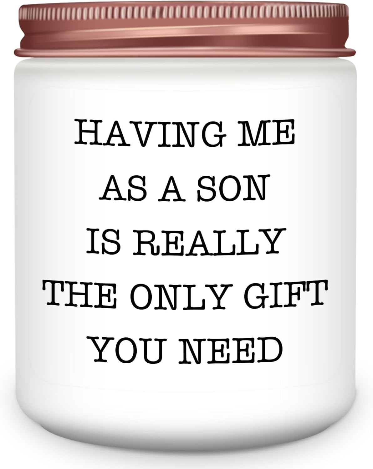 Homsolver Gifts for Mom from Son, Christmas Mothers Day Birthday Gifts for Mom, Stocking Stuffers for Moms, Funny Lavender Mother Candle Gift Idea from Son