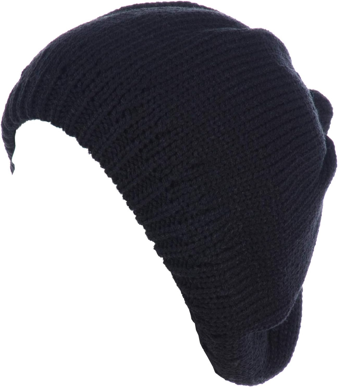 BYOS Womens Winter Cozy Cable Fleece Lined Knit Beret Beanie Hat (Set Available)