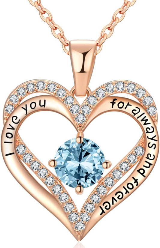 18K Rose Gold Necklaces for Women Birthday Gifts for Women Jewelry for Women Birthday Gifts for Wife Girlfriend Daughter Wife Birthday Gifts for Anniversary Mothers Day Christmas Valentines Gifts