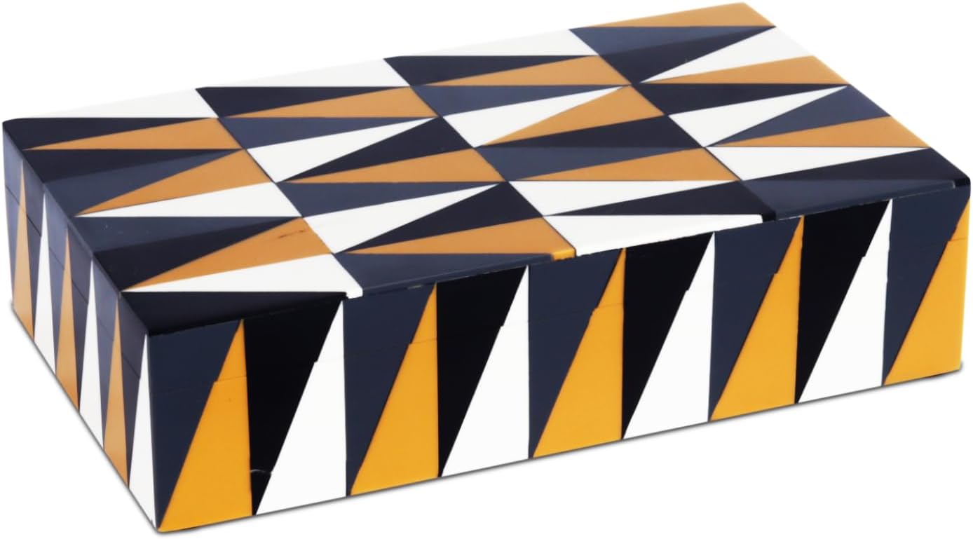 Handicrafts Home Handmade Puzzle Collection Decorative Jewelry Box Organizer – Keepsakes, Trinkets, and Home Decor – Antique Coffee Table Storage, Memory Box, Farmhouse Style Decor Guild, 10x6x2.5