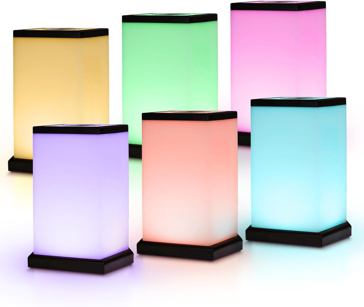 Friendship Lamp® by Filimin Modern - Best Friend Lamps Wi-Fi Touch Lamp LED Light for Long-Distance, Connection, Relationship, Friendship, Gifts, Love, 200+ Colors, App Setup - Set of 6