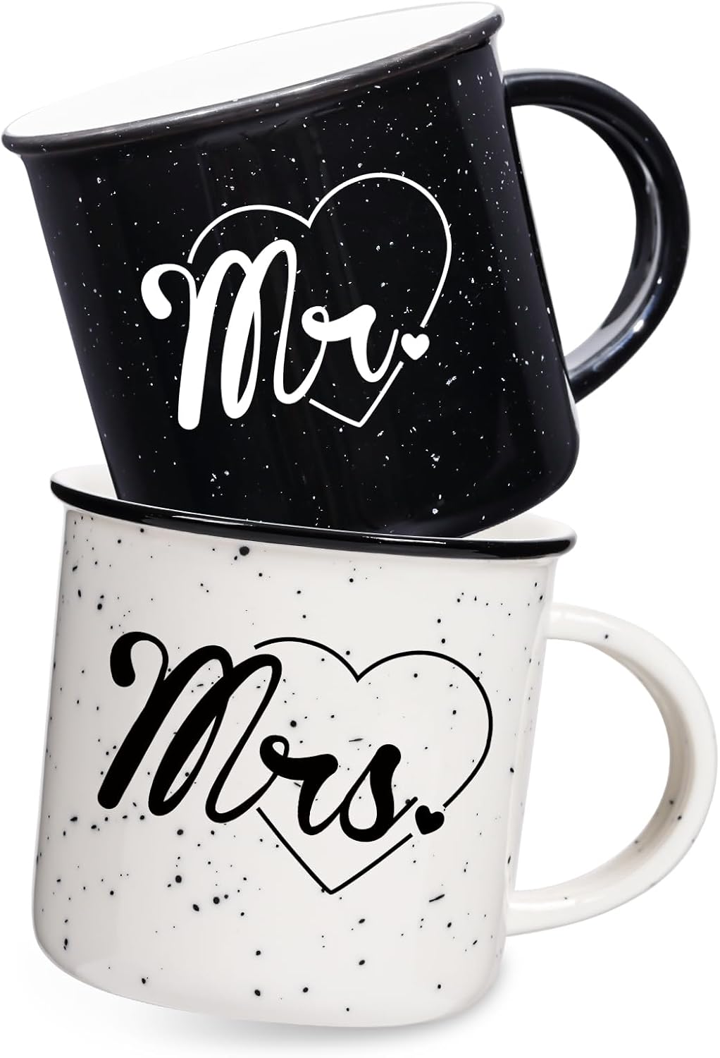 Mr and Mrs Mugs Set of 2 Coffee Mug 10 Ounce, Wedding Gift, His and Hers Gifts, Mr and Mrs Coffee Mug Set, Couple Coffee Mug Set Anniversary, Couples Gifts for Bride and Groom