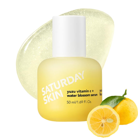 Vitamin C Serum For Face From Yuzu - Brightening Formula With Hyaluronic Acid 7 Peptide Mix And Niacinamide, Deeply Hydrate, Improve Uneven Skin Texture, Vegan, Korean Skin Care (50 ml)