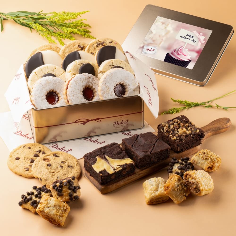 Mother's Day Gift Baskets Gourmet Food Gift Baskets Food Gifts for Mom, Grandmother, Wife, Sister, Daughter, and Friends Food Gifts By Dulcet Gift Baskets