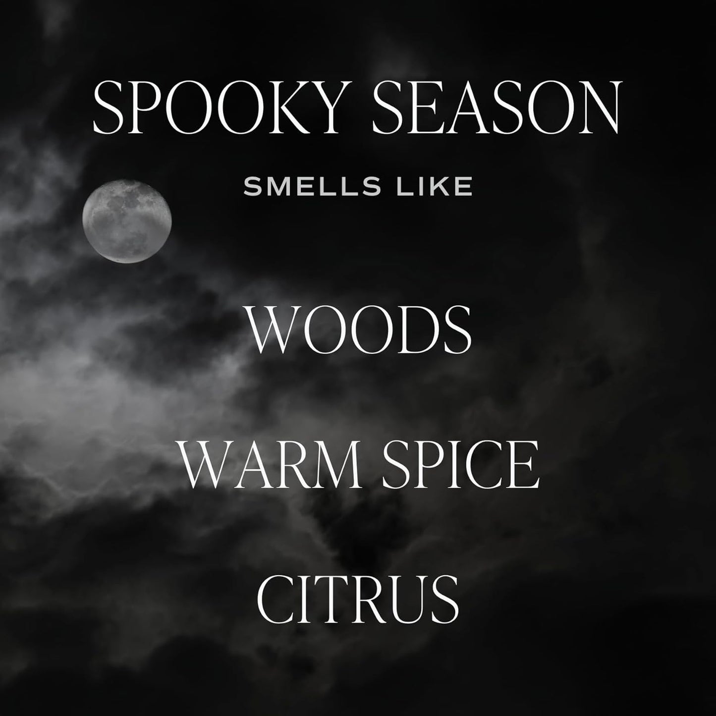 Sweet Water Decor Halloween Candle - Scented Candle with Wood, Warm Spice, and Citrus Scents - Decorative Candle with 40 Hours Burn Time - Perfect Spooky Candles Gift - Patterned Jar Candle 9oz