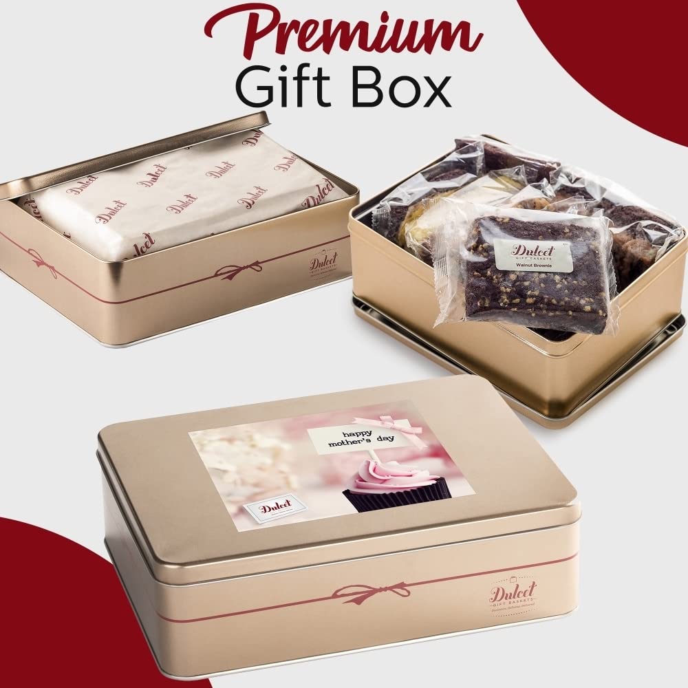 Gift Baskets, Gourmet Mother’s Day Food Gifts for Women, Mom, Mother-in-Law, Daughter, Sister, Wife, Friend, Co-worker, and Her, By Dulcet Gift Baskets