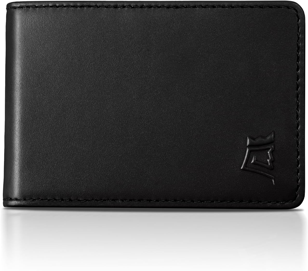 Kings Loot Wallet for Men | Customized Minimalist Slim RFID Blocking Leather Design with Cash Pocket & Card Pull Strap | Holds 1-15 Cards | Stylish & Durable Wallets