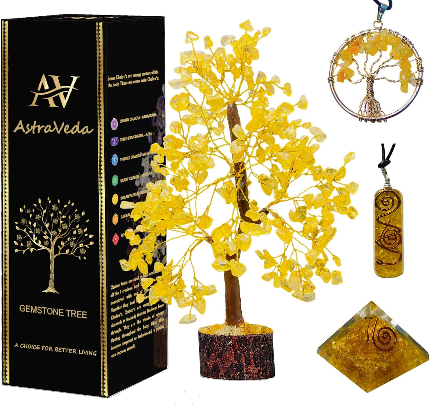 Citrine Tree, Crystal Tree of Life, Feng Shui, Healing Trees, Gemstones, Crystal Gifts, Healing Stones, Spiritual Gifts