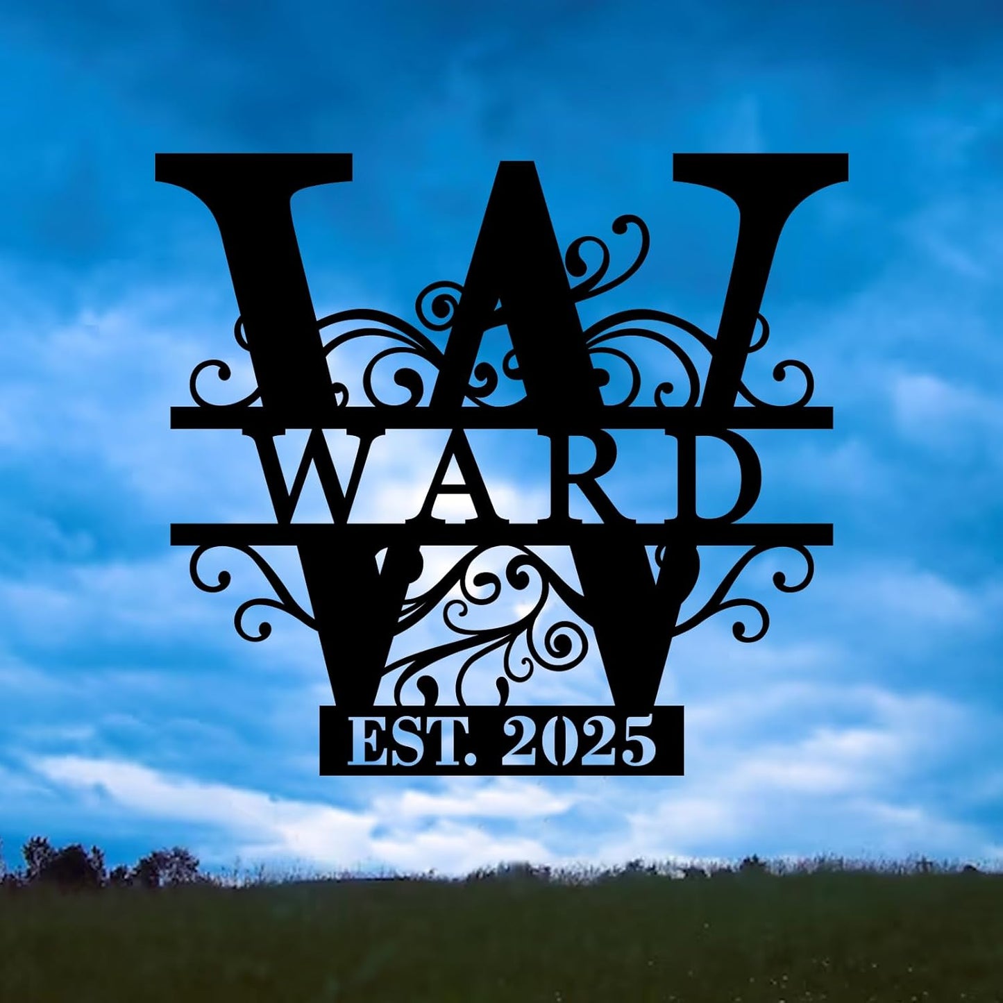 Metal Name Signs Personalized,Established Family Signs,Family Sign For Wall, Custom Family Name Sign, Last Name Sign, Personalized Wall Decor, Personalized Wedding Gift