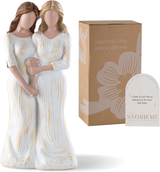 Sister Birthday Gifts from Sister: Sister Figurines Gift, Friendship Christmas Thanksgiving Gift for Sisters Best Friends Women