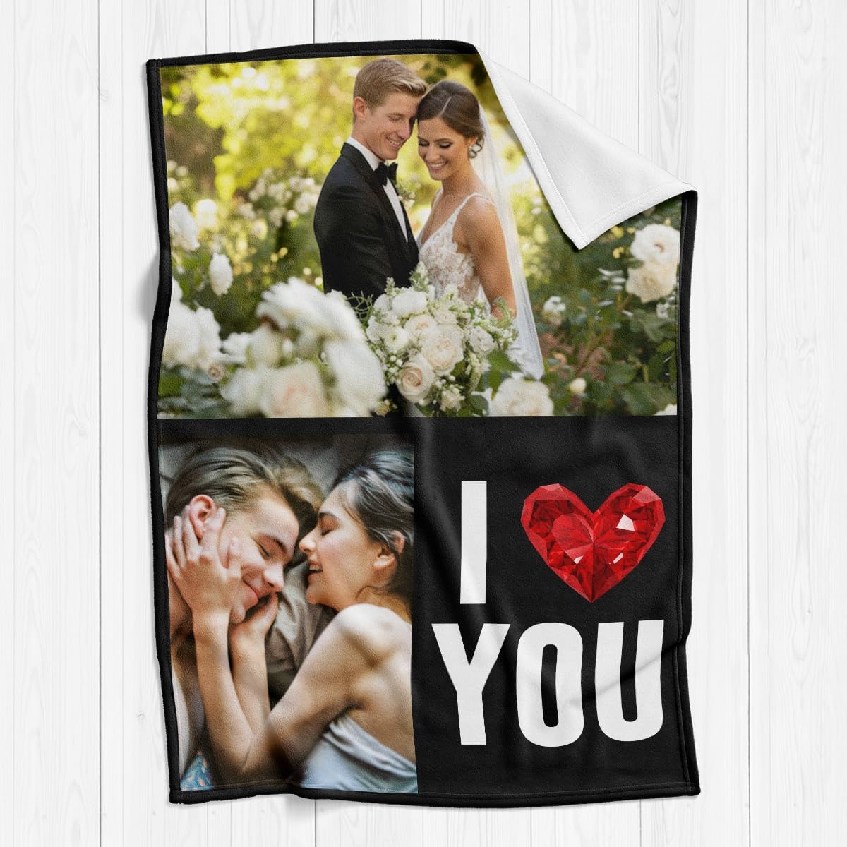 Custom Blanket with Photos, Personalized Photo Blankets Using My Own Photos, Customized Blankets with Pictures, Personalized Gifts for Women Men Baby Child