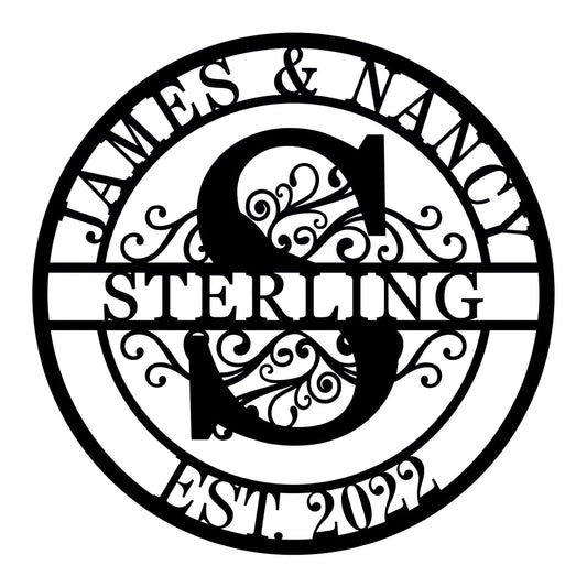 Metal Name Signs Personalized, Custom Name Signs, Custom Family Name Sign, Last Name Sign, Metal Wall Art, personalized wall decor, Personalized Wedding Gift