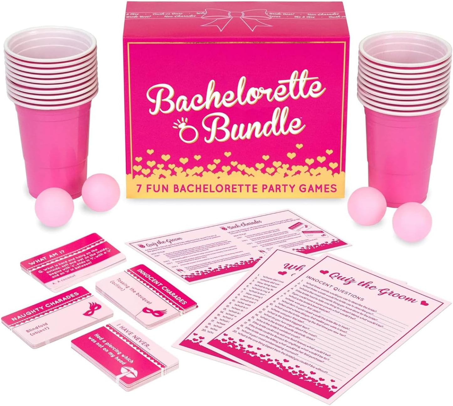 Gutter Games Bundle for Bachelorette Parties, Fun & Engaging Party Games for Bridesmaids & Friends
