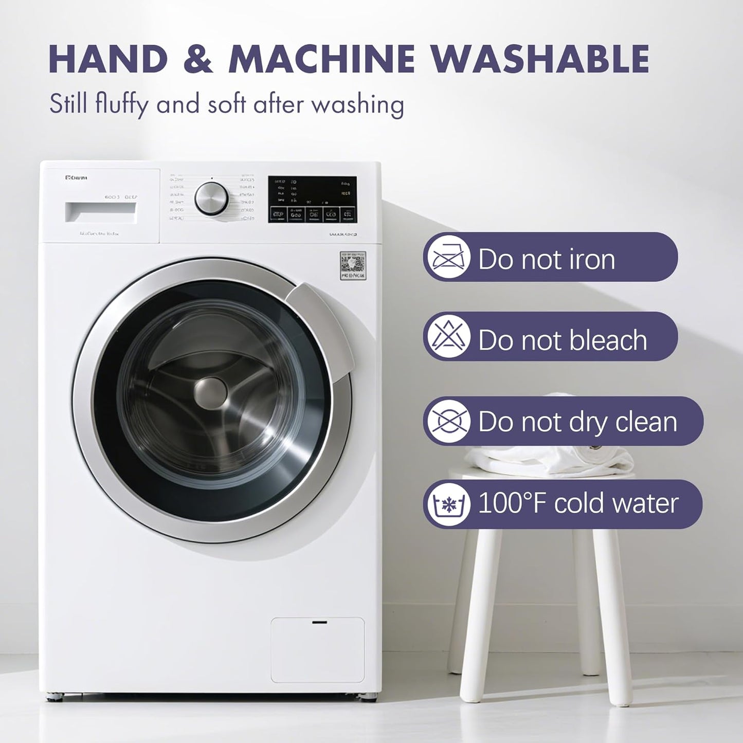 Heated Blanket Throw 50" x 60" - Soft Flannel Sherpa Electric Blanket Throw with 5 Heating Levels & 4 Hours Auto Off, Machine Washable, Ideal Gift for Grandma (Ash Violet)