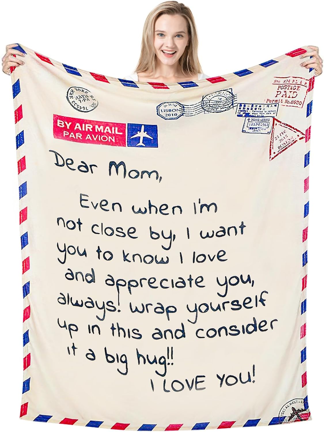 70 x 55 inches Super Soft Blanket Gifts for Mom, Perfect Mother Gifts for Mother's Day, Christmas, Birthday Gifts for Mom from Daughter Son