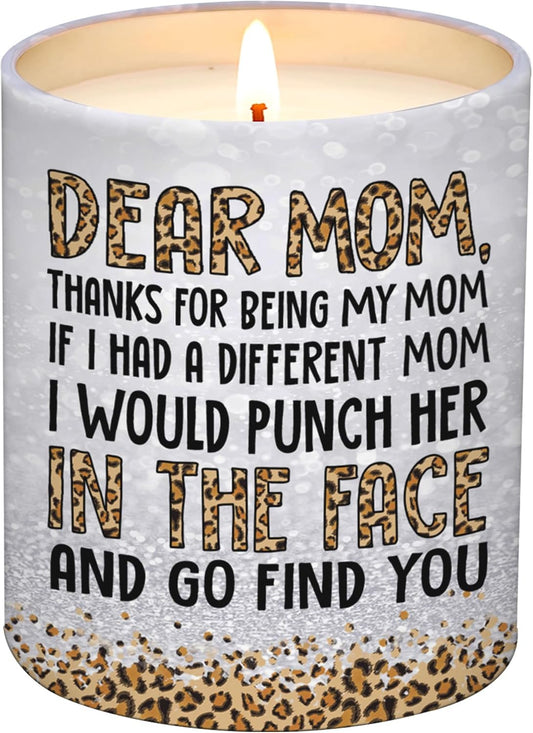 Gifts for Mom from Daughter Son - Mothers Day Gifts for Mom, Wife, Women - Moms Birthday Gift Ideas, Cool Birthday Gift for Moms - Funny Mothers Day Candle, mom Candle Funny 10 OZ