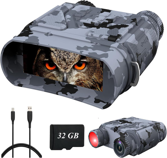 Night Vision Goggles Night Vision Binoculars for Total Darkness,Best Gifts for Men Him Dad Husband Boyfriend, Gear for Hunting and Camping