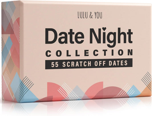 Lulu & You 55 Scratch Off Date Night Ideas for Couples - Have Fun with Our Date Night Cards - Wedding Gift & Bridal Shower Gift Idea - Appropriate for All Audiences