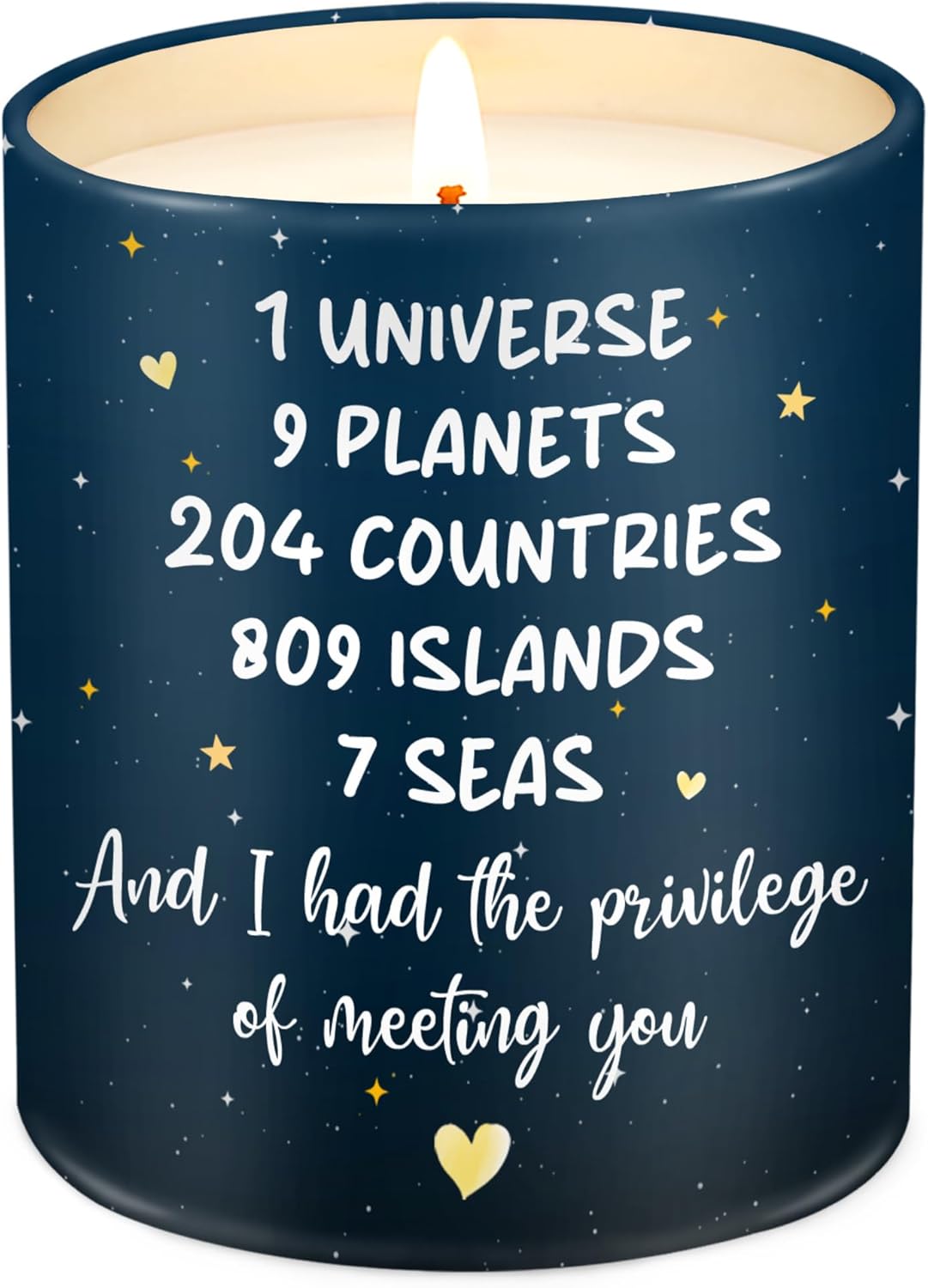 OASSIE Birthday Gifts for Him Her Couple - Long Lasting Vanilla Lavender Candle 10 oz - Anniversary Wedding Gifts for Men Women Boyfriend Girlfriend Husband Wife Friends