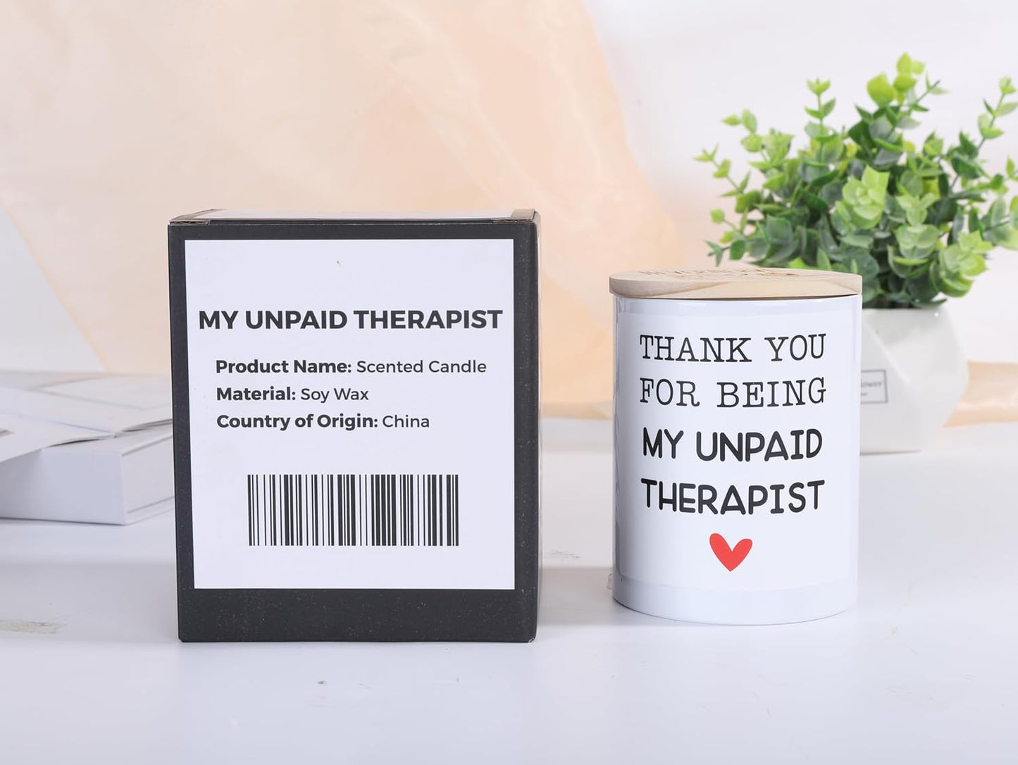 Thank You Gifts for Teacher Appreciation, 10oz Therapist Gifts for Best Friends, Friendship Gift for Bestie, Thanksgiving Birthday Gift for Teacher Coworkers Employee, Scented Soy Candles