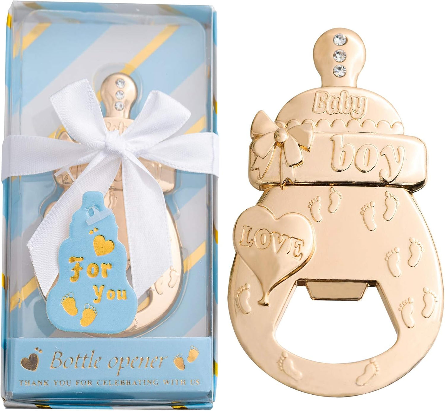 24 Packs Latest Baby Shower Bottle Openers - Party Favors, Prizes, Souvenirs & Return Gifts
