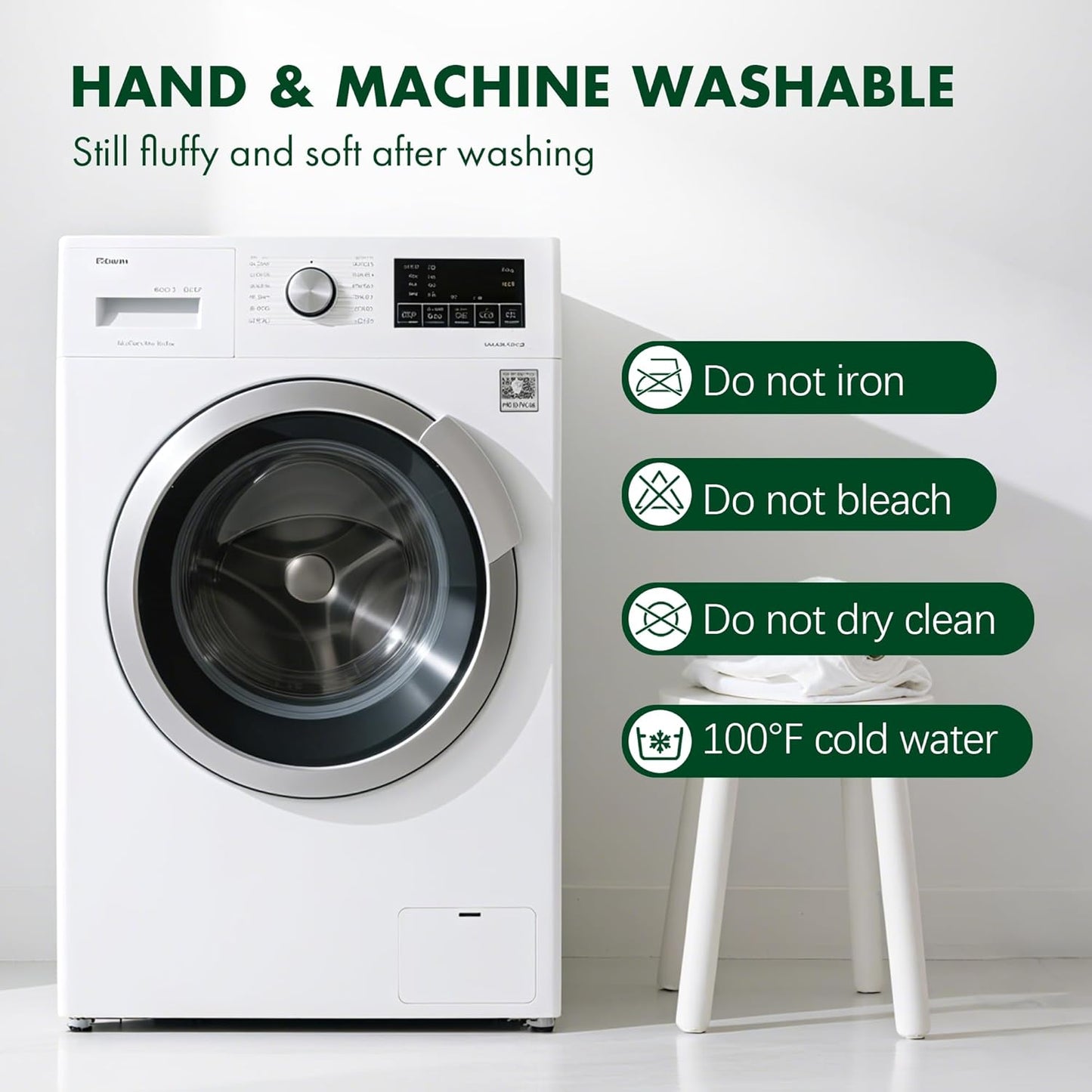 Electric Throw Blanket 50" x 60" - Soft Flannel Sherpa Heated Lap Blanket with 5 Heating Levels & 4 Hours Auto Off, Electric Throw Blanket as a Gift for Grandma, Machine Washable (Green)