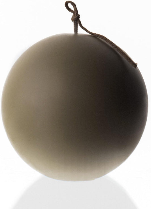 LAWA Sphere Candle - Beautiful Handmade Pillar Scented Soy Wax Elegant Aesthetic Candle Housewarming Gift Home Room Shelf Decor Idea (Earthy Green, Large)