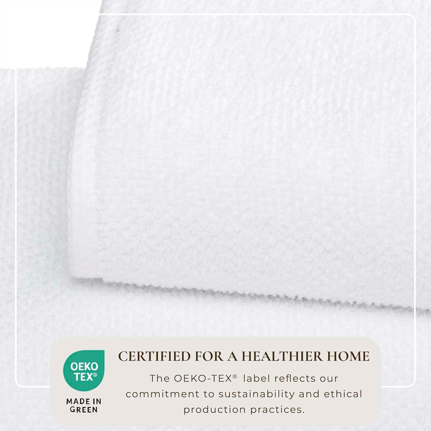 Great Bay Home White Bath Sheets - 100% Cotton Oversized 2 Pack 68x35 Extra Large Towel Set - Absorbent, Quick-Drying, Durable Oversized Bath Towel for Bathroom Décor