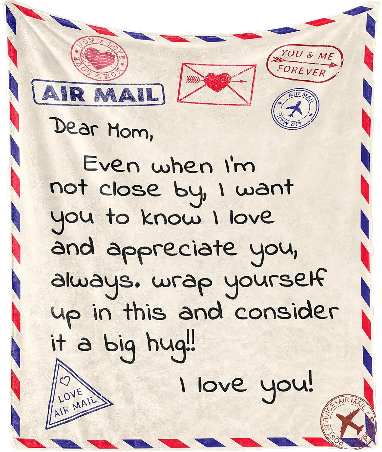 Gifts for Mom Birthday, Mama Gifts from Daughter Son, Dear Mom Blanket for Mother's Day,Throw for Anniversary Christmas Valentines Day for Couch Bed