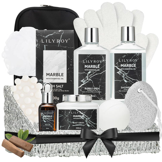 Fathers Day Gifts for Men Dad - 12-Piece Ultimate Bath & Body Gift Set for Women, Spa Gift Basket, Spa Collection with Bath Bomb | Mother's Day, Christmas, Birthday Gifts, All Occasion Holiday Present