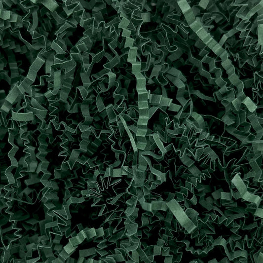 2 LB Dark Green A Crinkle Cut Paper Shred Filler Great for Gift Wrapping, Basket Filling, Birthday, Wedding, Halloween, Thanksgiving, Christmas Day, New Year Party Decorations Filling Supplies