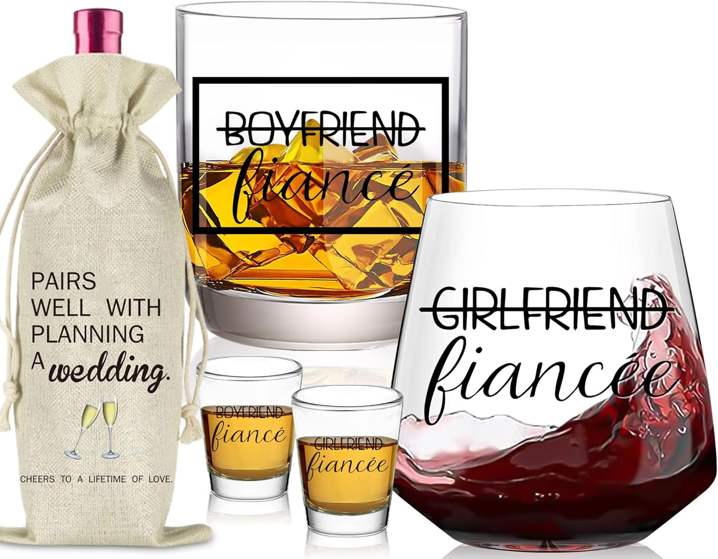 Engagement Gifts for Couples - Cool Engagement Gifts for Her, Fiance&Fiancee Gift for Her,Him,Women,Couples Newly Engaged Unique