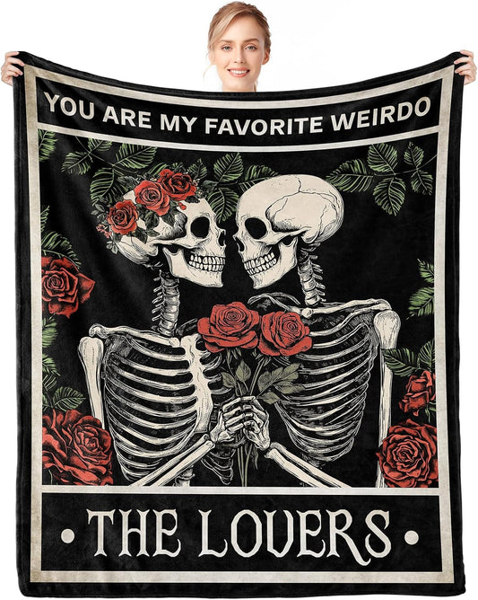 Gifts for Women Men, Anniversary Birthday Gifts for Her Him, I Love You Blanket 60x50in, Wedding Gifts for Couple Wife Husband, Best Christmas Valentines Mothers Day Presents for Girlfriend Boyfriend