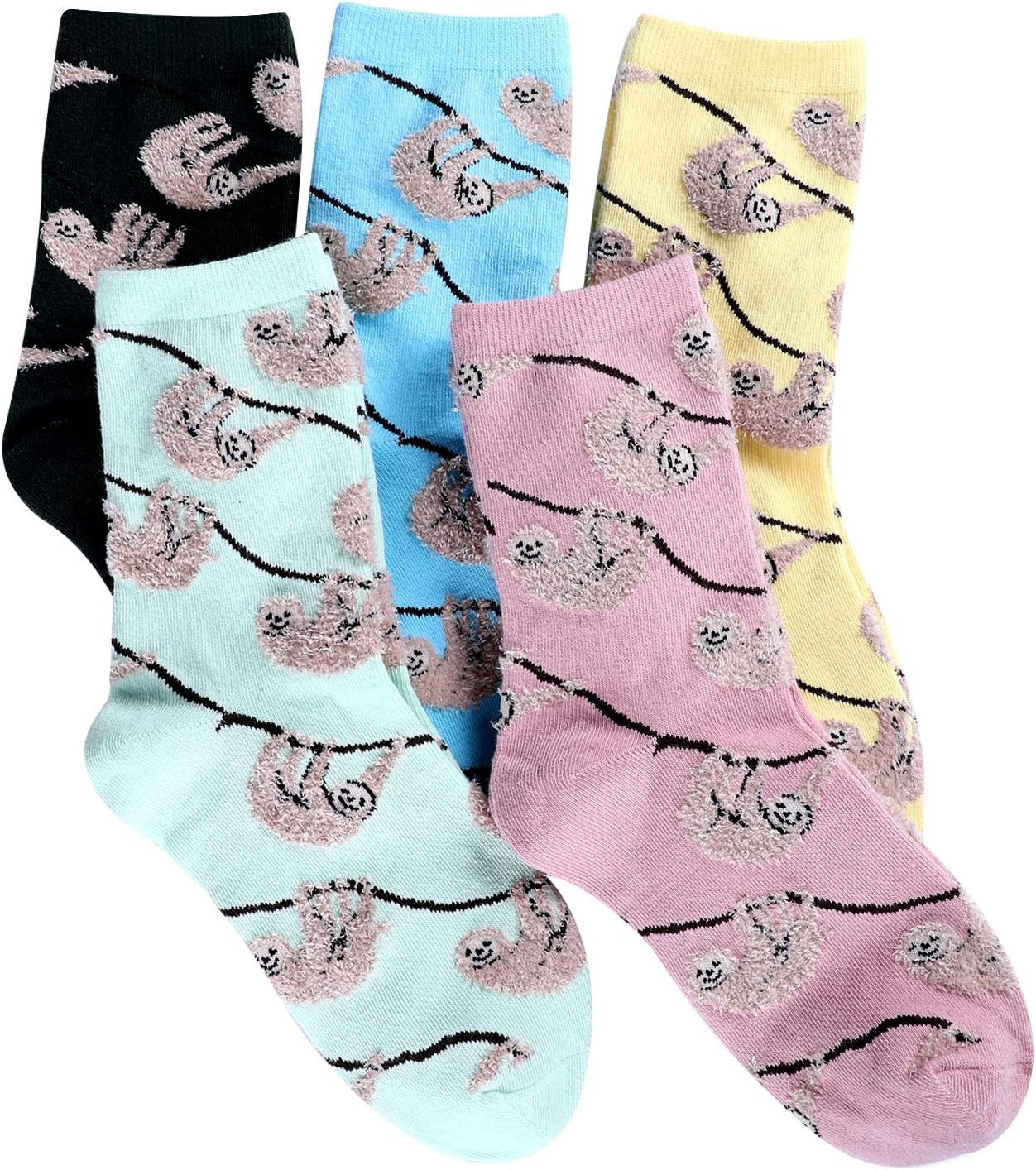 Jeasona Women's Cat Socks Cat Gifts Cute Animal Socks Dog Owl Gifts for Women