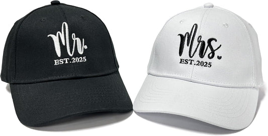 Hepandy Mr Mrs Mom Dad Captain First Mate Mama and Mini Baseball Hats