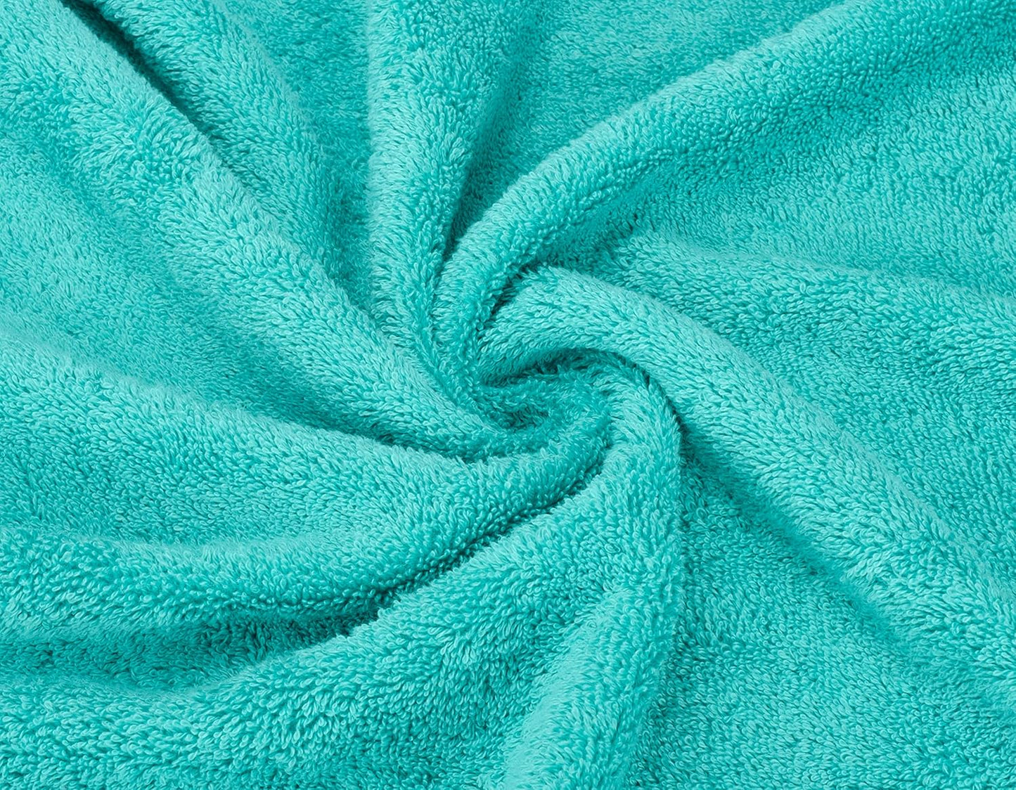 American Soft Linen Premium 3 Piece Towel Set, 1 Bath Towel 1 Hand Towel 1 Washcloth, 600 GSM 100% Cotton Turkish Towels for Bathroom, Turquoise Towel Set