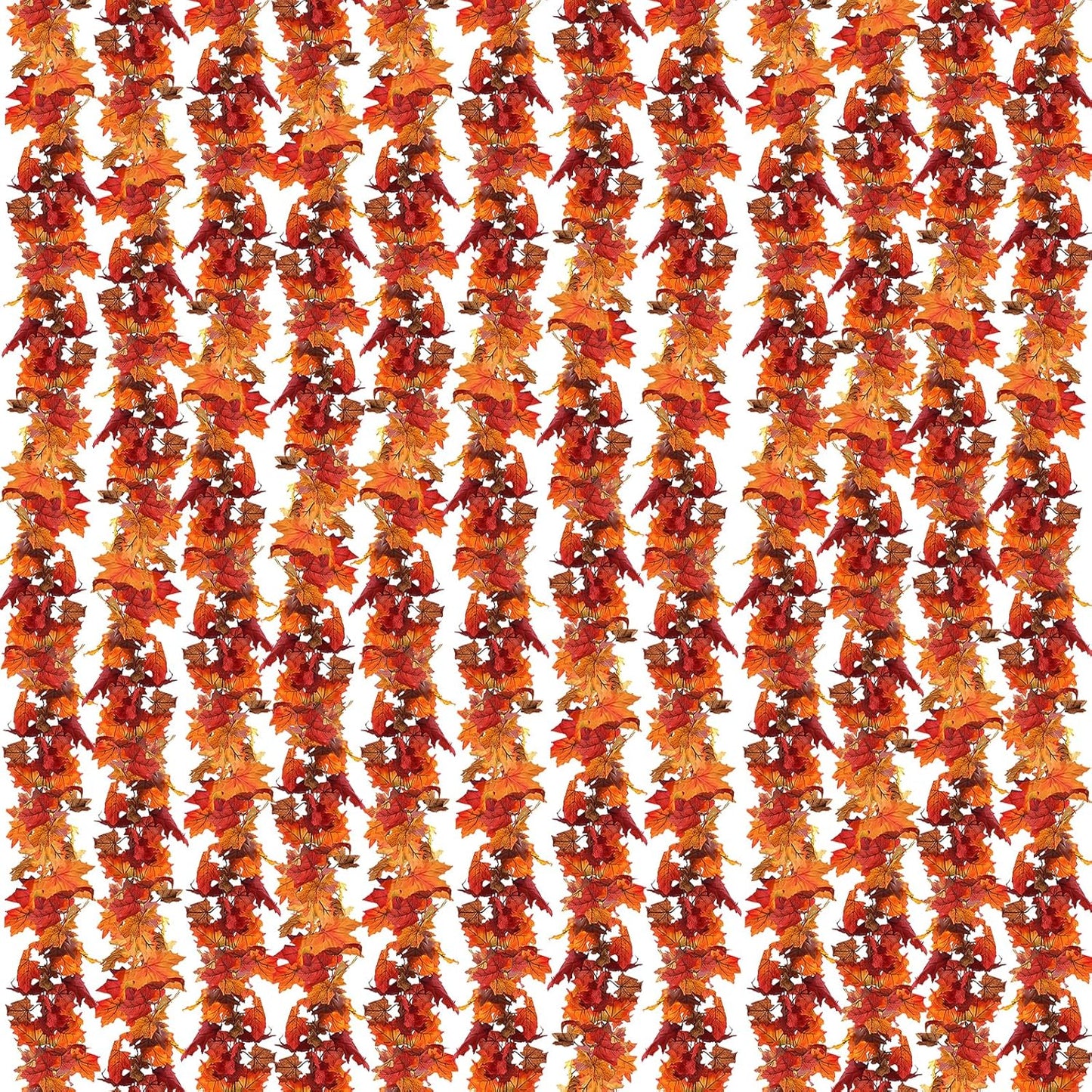 CQURE 24 Pack Fall Leaf Garland, Total 142Ft Artificial Maple Leaf Garland Fall Leaves Autumn Hanging Vines Maple Leaves Thanksgiving Decor for Home Fireplace Party