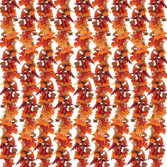 CQURE 36 Pack Fall Leaf Garland, Total212.4Ft Artificial Fall Vines Autumn Garland Fall Maple Leaves Thanksgiving Decor for Home Wedding Fireplace Party