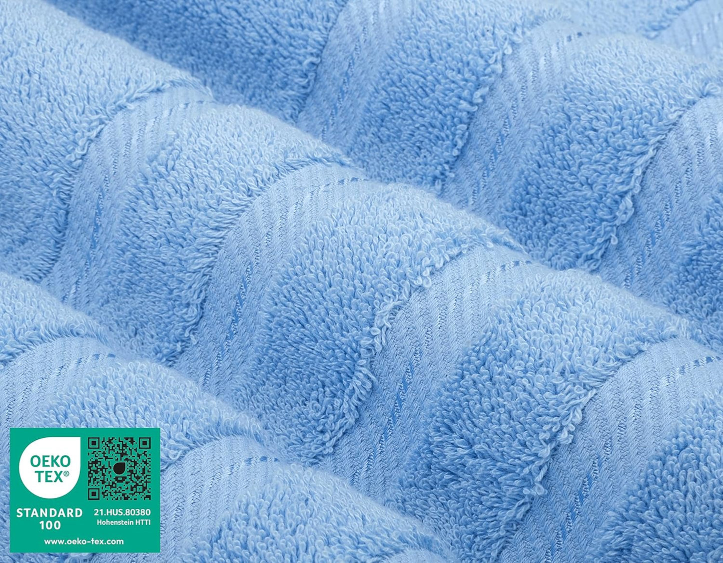 American Soft Linen 35x70 Jumbo Large Bath Towels, 600 GSM 100% Cotton Turkish Bath Sheet, Oversized Luxury Bath Towels for Bathroom Beach and Pool, Sky Blue